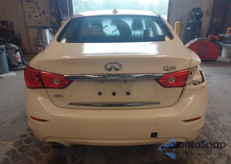 2017 Infiniti Q50 2.0T Premium z USA, uszkodzony, nr VIN JN1CV7AR8HM680418